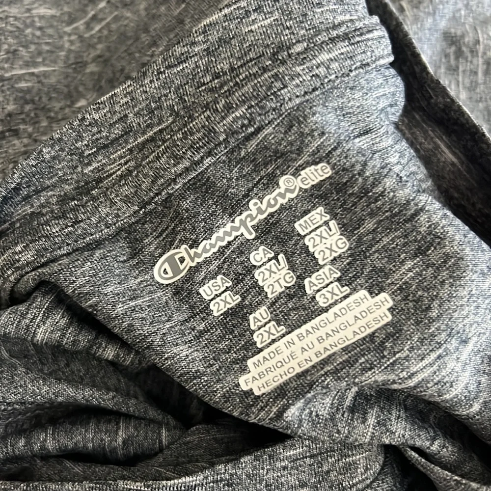 CHAMPION ELITE Heathered Big & Tall Grey FSU Seminole Moisture Wicking Tee - Picture 6 of 6